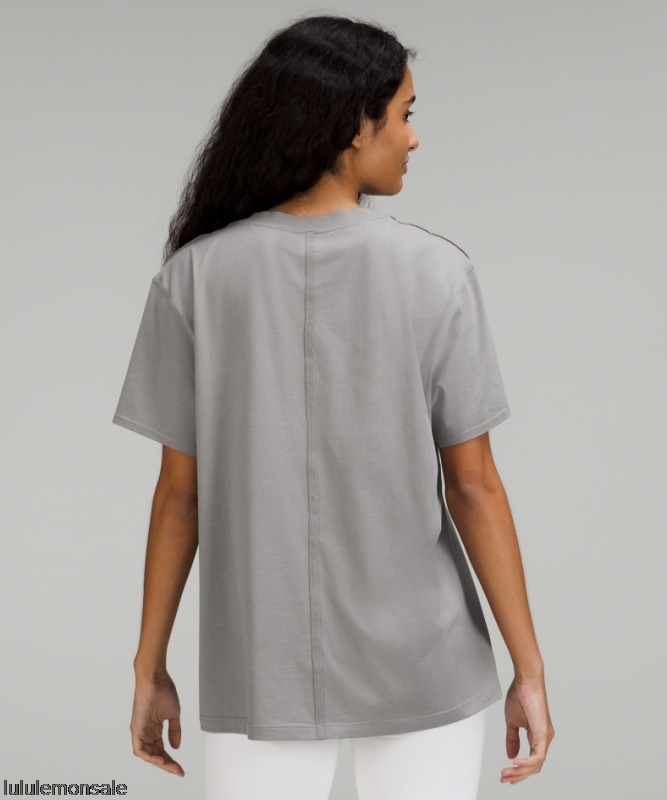 Lululemon Damen DELULU316 | Lululemon Deutschland Möwengrau All Yours Baumwoll-t-shirt